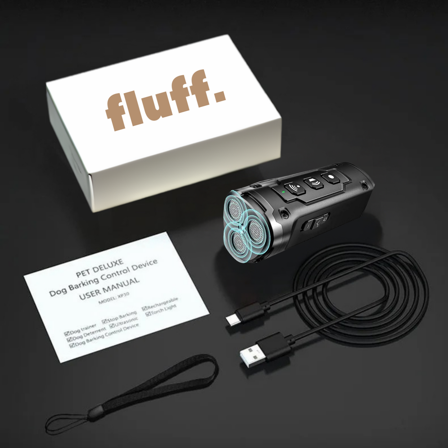 HyperHush Pro - Anti-Bark Ultrasonic Trainer